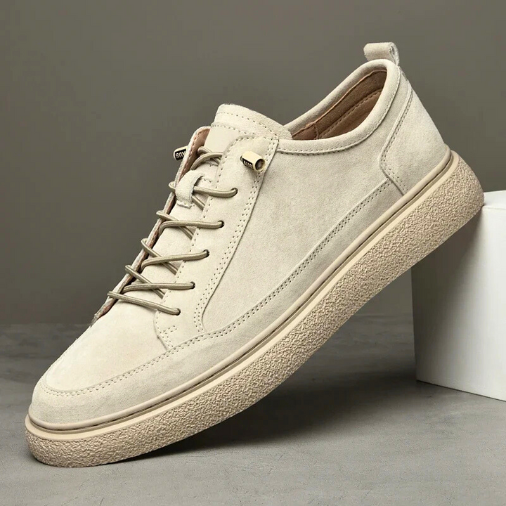 Męskie Sneakersy Zamszowe | Ręcznie Wykonane Skórzane Buty Casual | Oddychające Buty do Chodzenia