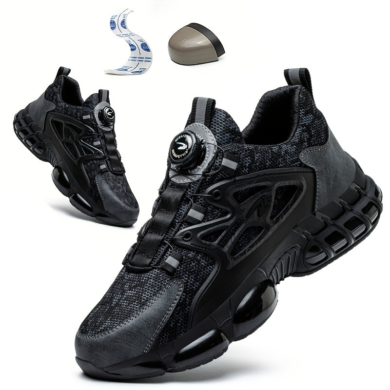 Buty robocze męskie | Stalowy nos i ochrona przed przebiciem | Oddychające i antypoślizgowe