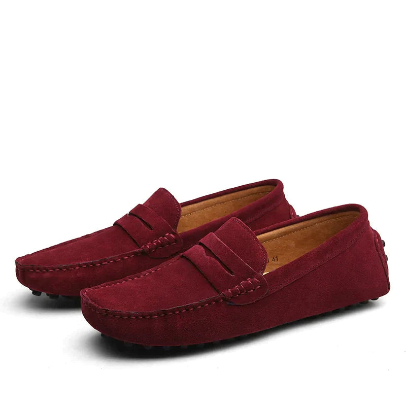 Loafersy Męskie | Buty Slip-On | Podeszwa Antypoślizgowa | Płaska Podeszwa | Casual Półformalne