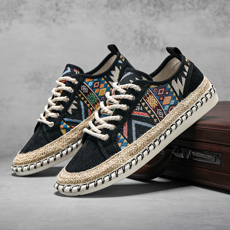 Sneakersy Heren Espadrille | Styl Bohemyjski | Oddychające & Vintage Look