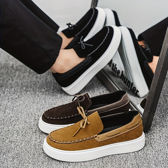 Męskie Loafersy | Slip-On | Minimalistyczne | Lekkie | Casual