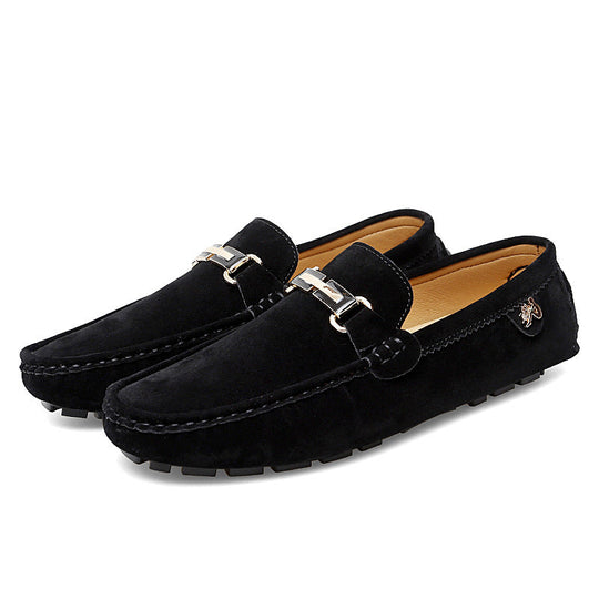Mężczyzna | Skórzane Mokasyny | Slip-On | Lekka Konstrukcja | Styl Smart Casual