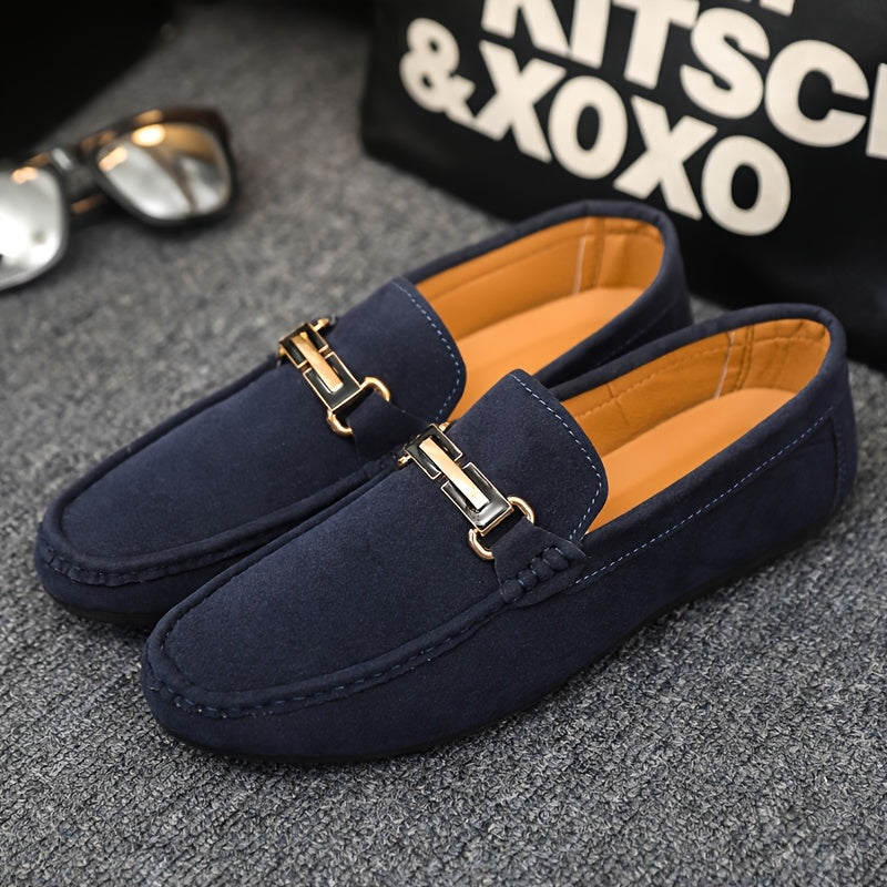 Mężczyzna | Loafersy Casual | Model Slip-On | Okrągły Nos | Elastyczna Podeszwa Antypoślizgowa