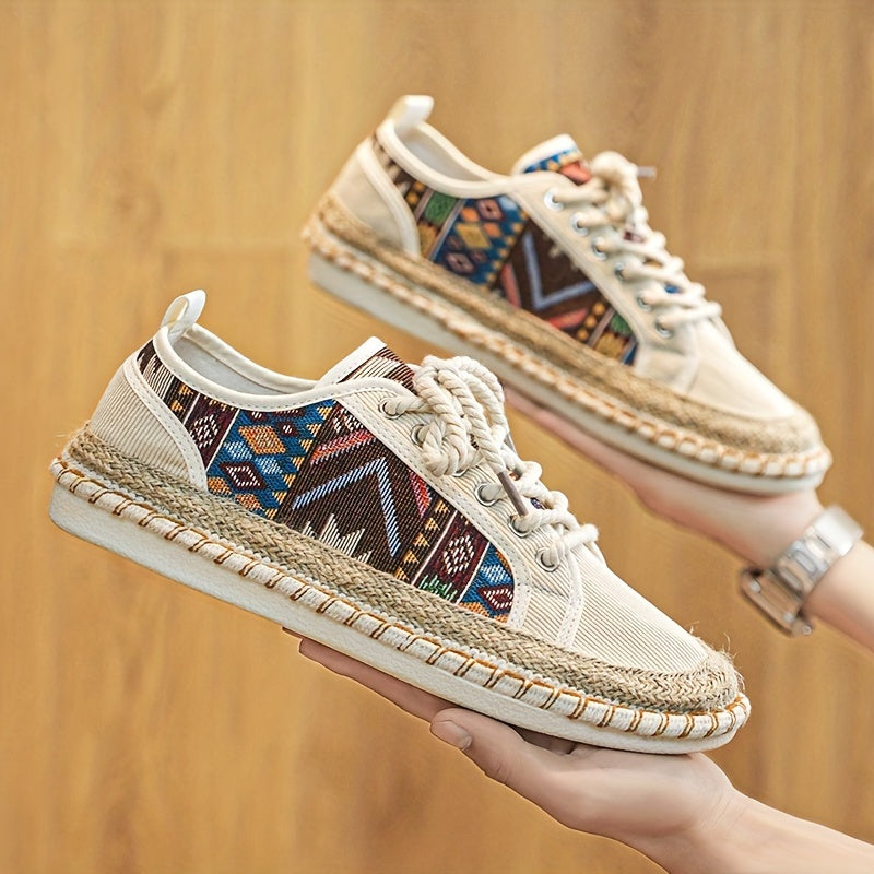 Sneakersy Heren Espadrille | Styl Bohemyjski | Oddychające & Vintage Look