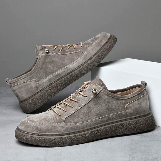 Męskie Sneakersy Zamszowe | Ręcznie Wykonane Skórzane Buty Casual | Oddychające Buty do Chodzenia
