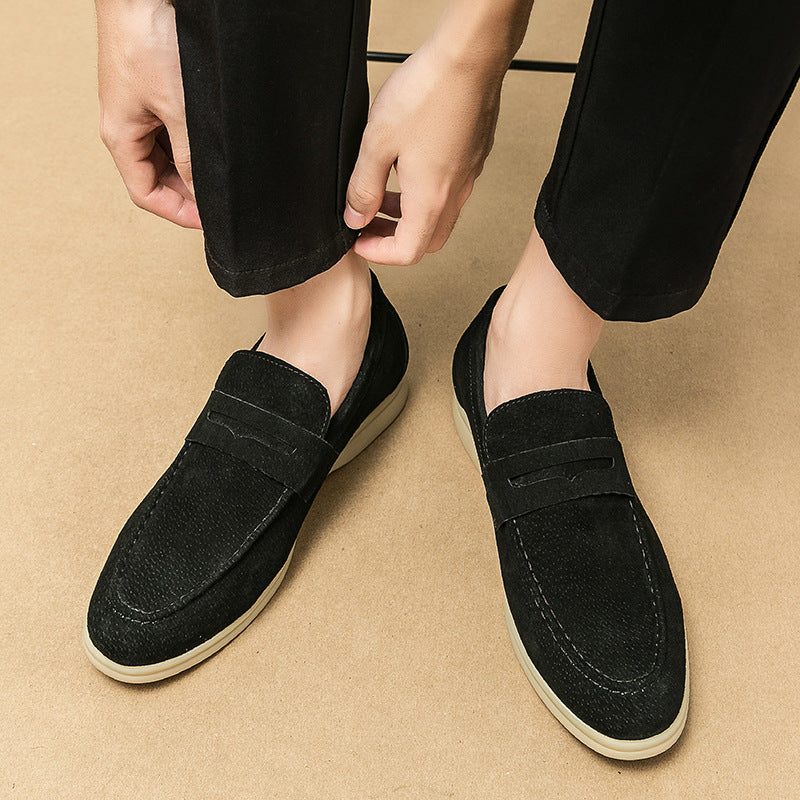 Mężczyzna | Loafersy Vintage | Model Wsuwany | Regular Fit | Podeszwa Antypoślizgowa