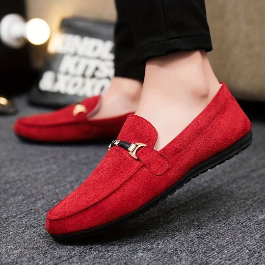 Mężczyzna | Mokasyny Slip-On | Skóra Syntetyczna | Casual i Biznes | Wygodne