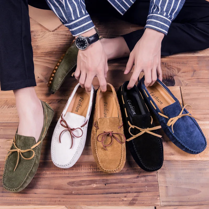 Męskie Loafersy | Prawdziwa Skóra | Slip-On | Miękka Podeszwa | Casual