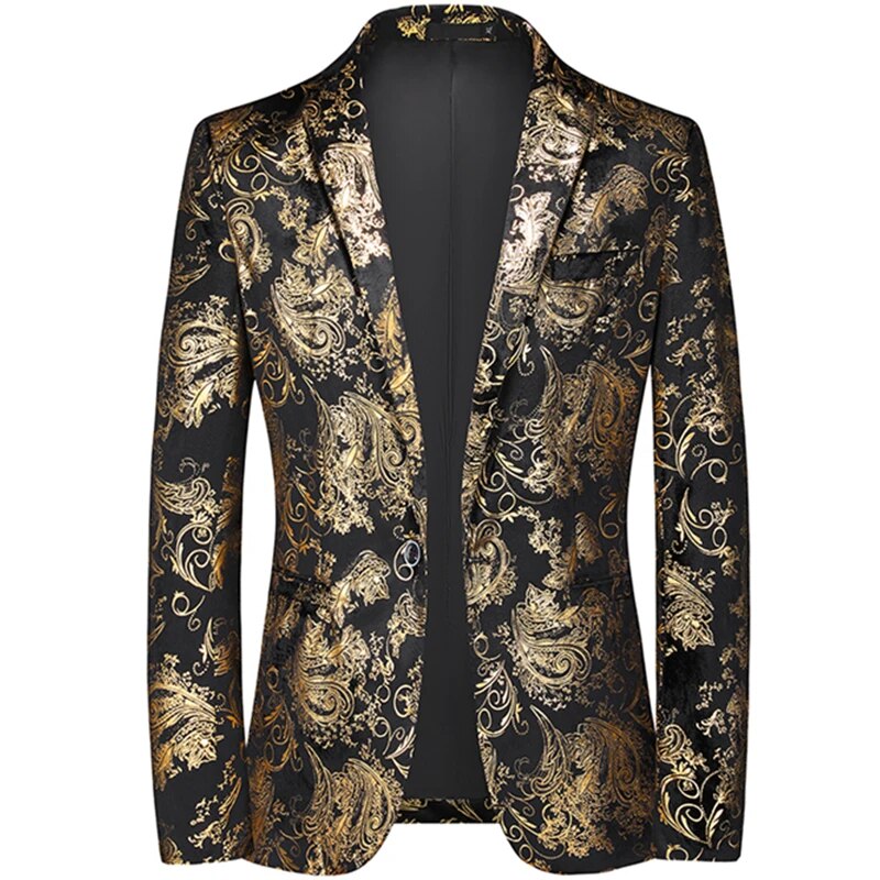 Mężczyzna | Marynarka | Slim Fit | Jeden Guzik | Styl Wieczorowy | Elegancki Design
