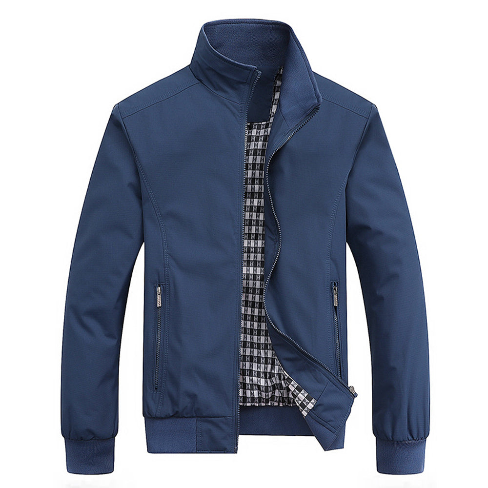 Mężczyzna | Kurtka Przejściowa | Wiatro- i Wodoodporna | Styl Retro | Regular Fit