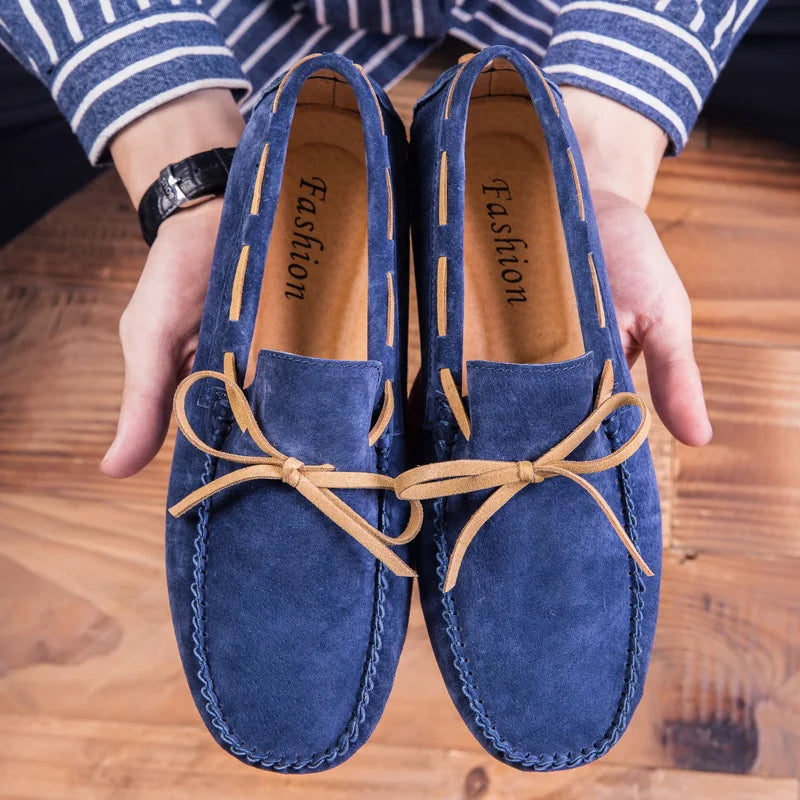 Męskie Loafersy | Prawdziwa Skóra | Slip-On | Miękka Podeszwa | Casual