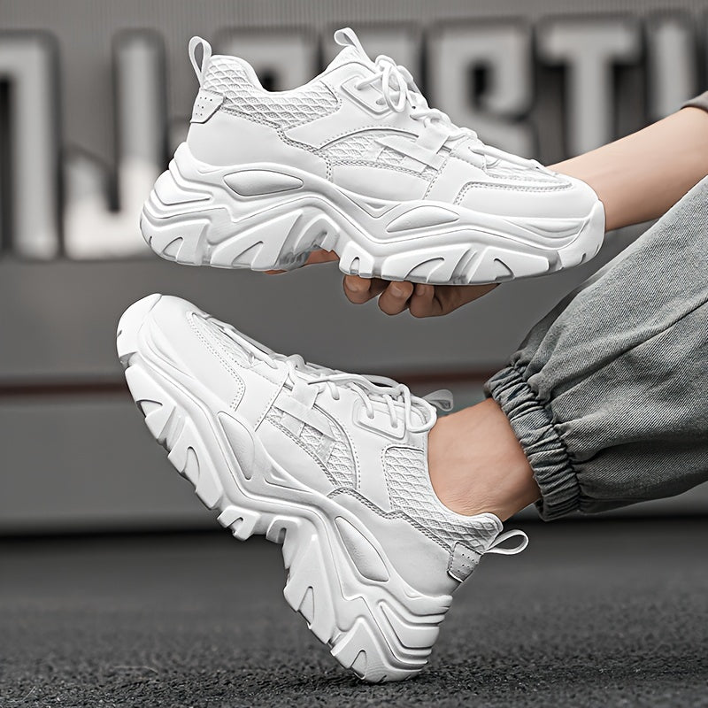 Męskie Sneakersy | Gruba Podeszwa & Modny Design | Luksusowe & Wygodne