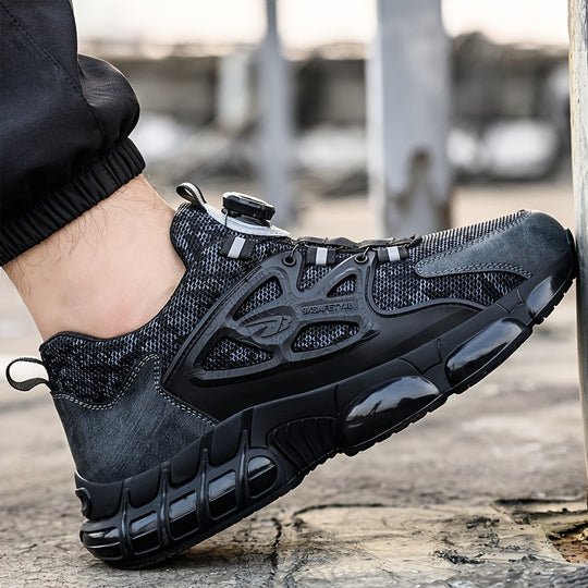 Buty robocze męskie | Stalowy nos i ochrona przed przebiciem | Oddychające i antypoślizgowe