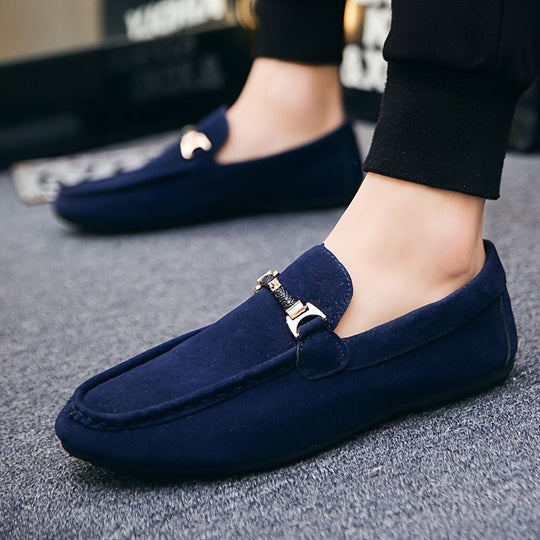 Mężczyzna | Mokasyny Slip-On | Skóra Syntetyczna | Casual i Biznes | Wygodne