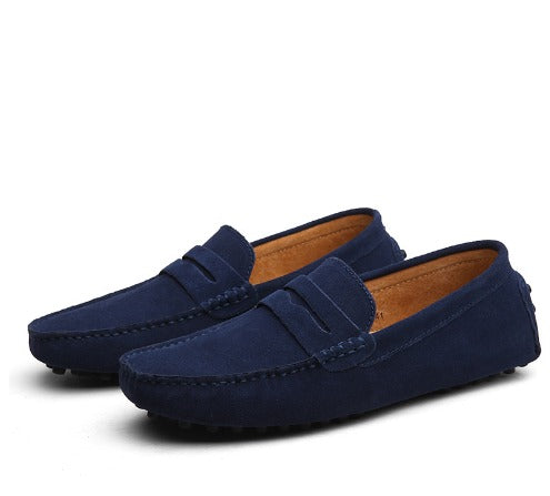 Loafersy Męskie | Buty Slip-On | Podeszwa Antypoślizgowa | Płaska Podeszwa | Casual Półformalne