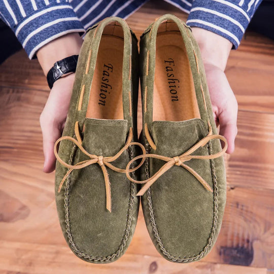 Męskie Loafersy | Prawdziwa Skóra | Slip-On | Miękka Podeszwa | Casual