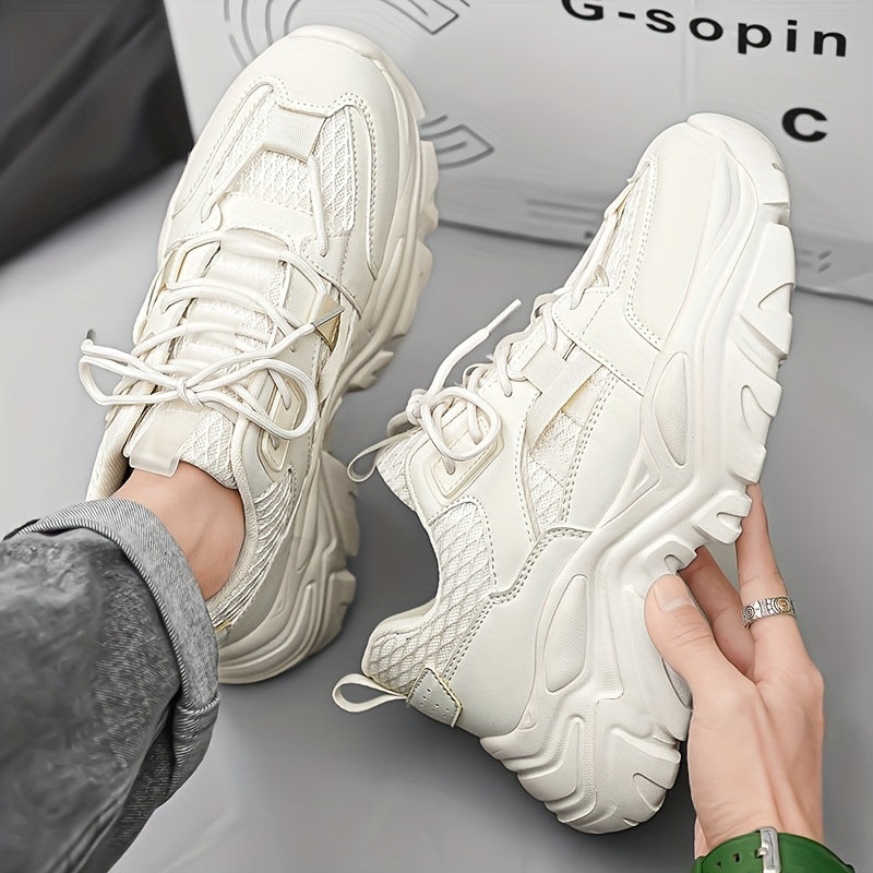 Męskie Sneakersy | Gruba Podeszwa & Modny Design | Luksusowe & Wygodne