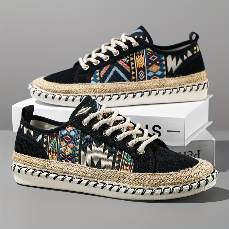 Sneakersy Heren Espadrille | Styl Bohemyjski | Oddychające & Vintage Look