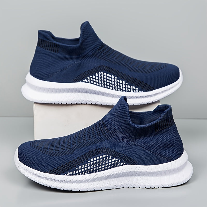 Męskie Buty Wsuwane Slip-On | Lekkie i Oddychające Sneakersy | Podeszwa EVA Antypoślizgowa | Wiosna Lato