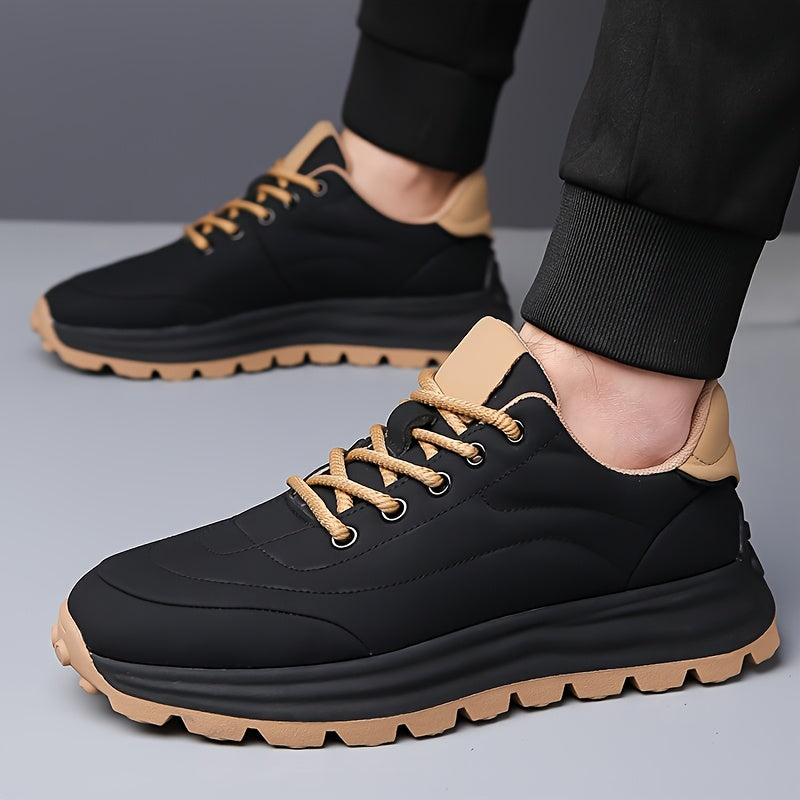 Męskie Sneakersy | Casual Biznesowy i Sportowy | Skórzane | Lekkie i Antypoślizgowe