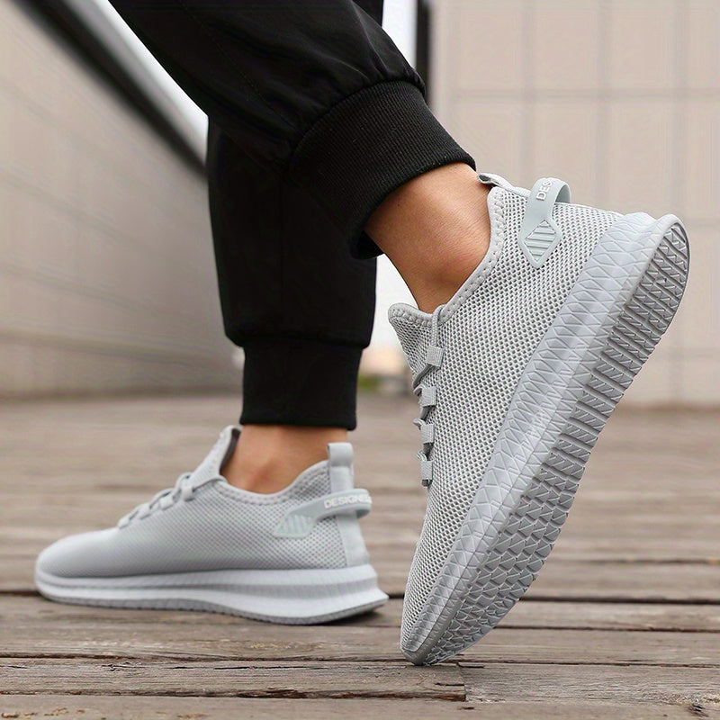 Męskie Buty Biegowe | Niskie i Oddychające | Casual Buty Sportowe na Zewnątrz | Z Sznurowaniem