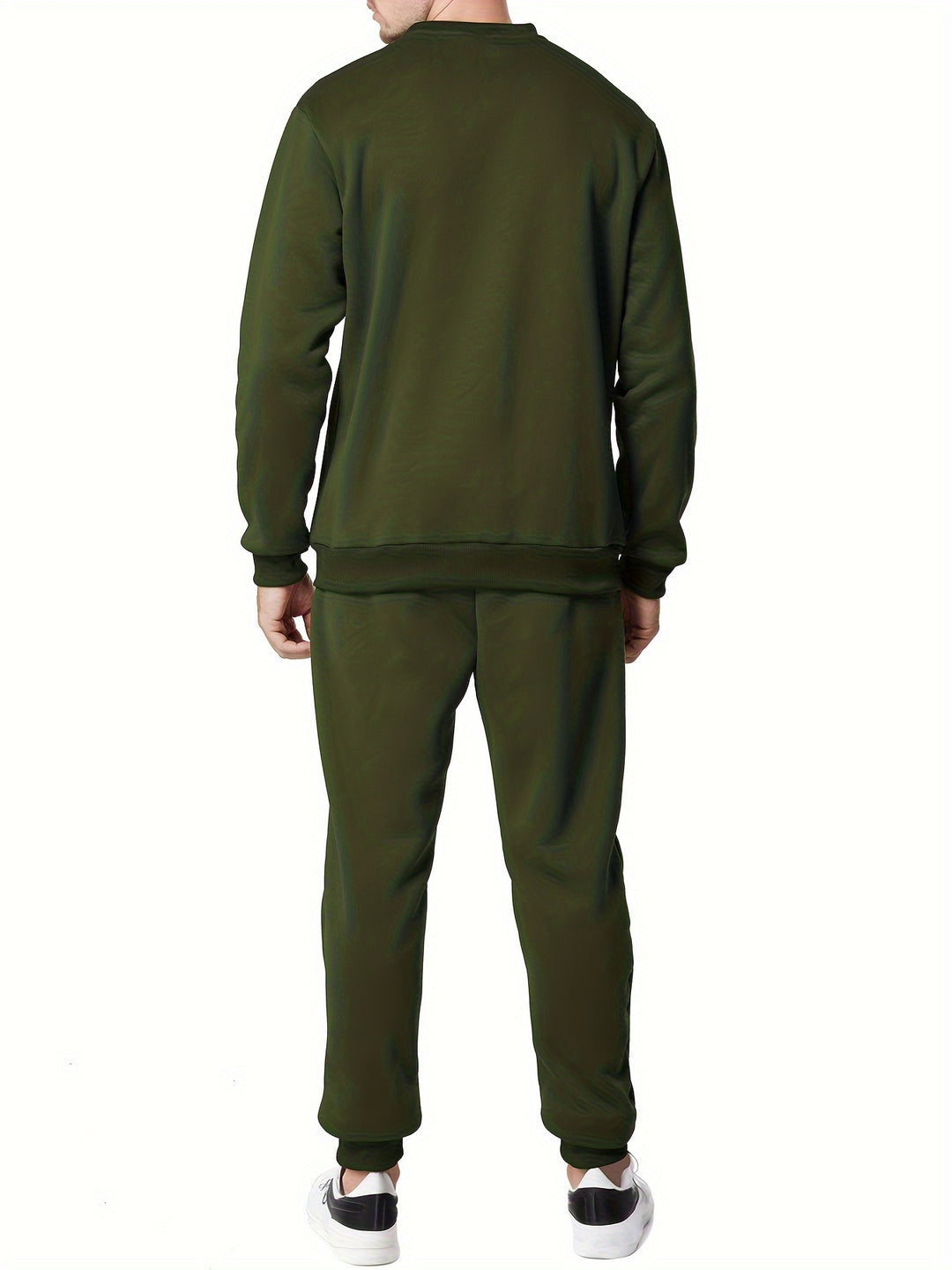 Męski Zestaw Streetwear | Ciepły i Nowoczesny | Bluza i Spodnie Dresowe | Jesień i Zima