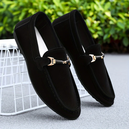 Mężczyzna | Mokasyny Slip-On | Skóra Syntetyczna | Casual i Biznes | Wygodne