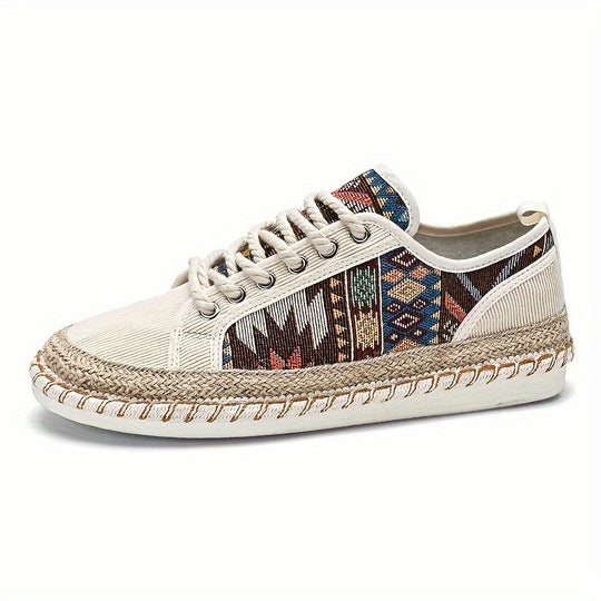 Sneakersy Heren Espadrille | Styl Bohemyjski | Oddychające & Vintage Look