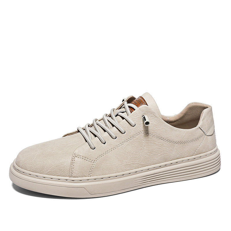 James Męskie Skórzane Sneakersy Oxford | Klasyczne Buty Casual Premium | Stylowe i Wygodne