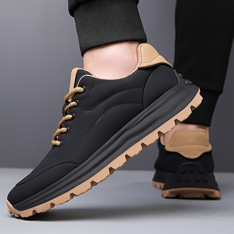 Męskie Sneakersy | Casual Biznesowy i Sportowy | Skórzane | Lekkie i Antypoślizgowe
