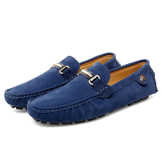 Mężczyzna | Skórzane Mokasyny | Slip-On | Lekka Konstrukcja | Styl Smart Casual