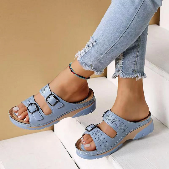 Damskie Klapki Ortopedyczne | Lekkie Slip-On | Antypoślizgowa Podeszwa | Wygodne na Lato