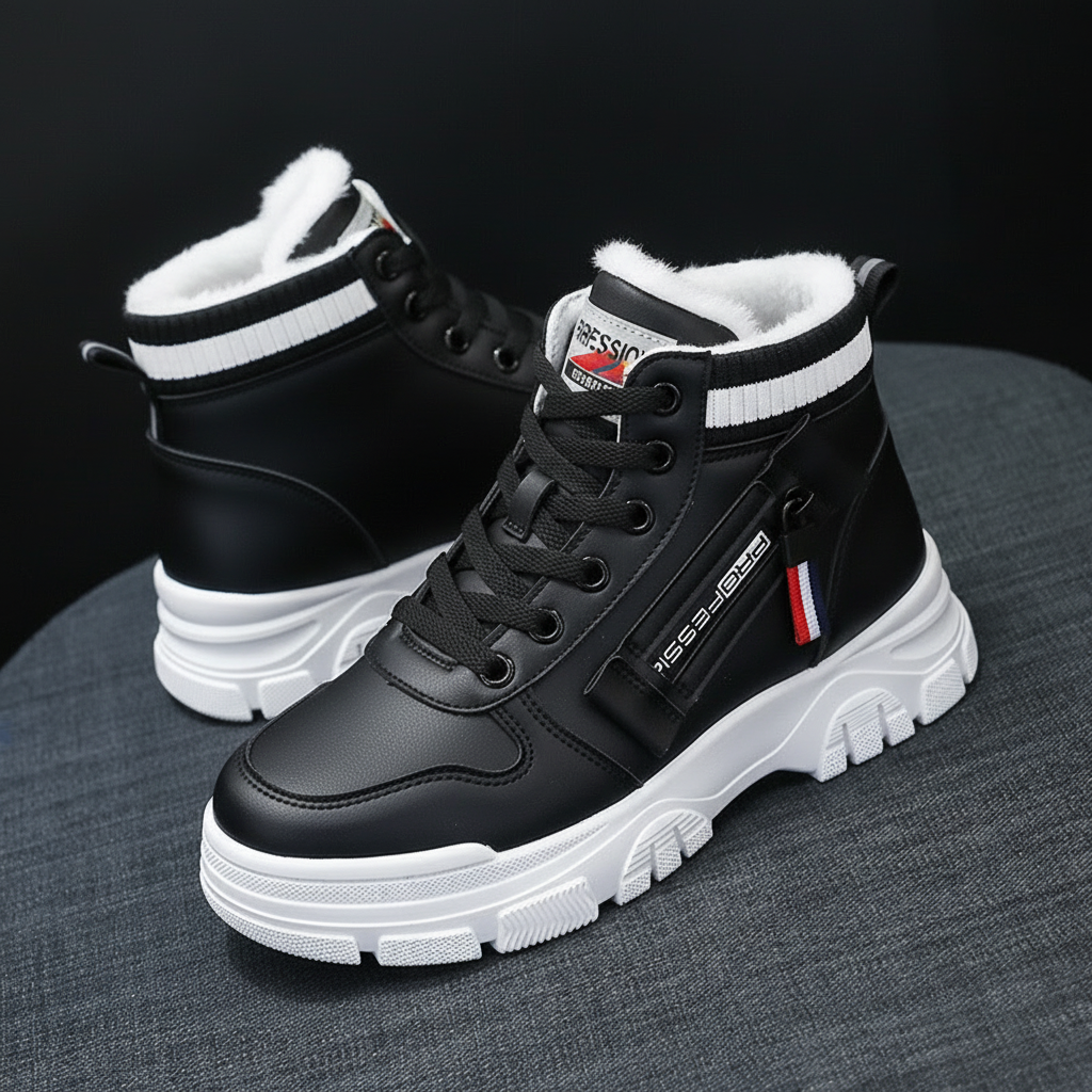 Sneakersy damskie | ocieplane, platforma