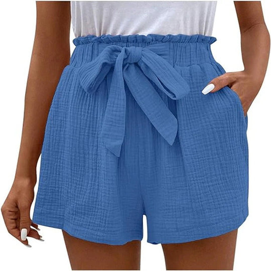 Damskie Szorty z Wysokim Stanem | Klasyczny Krój | Letnie Szorty Casual | Rozmiary S–3XL