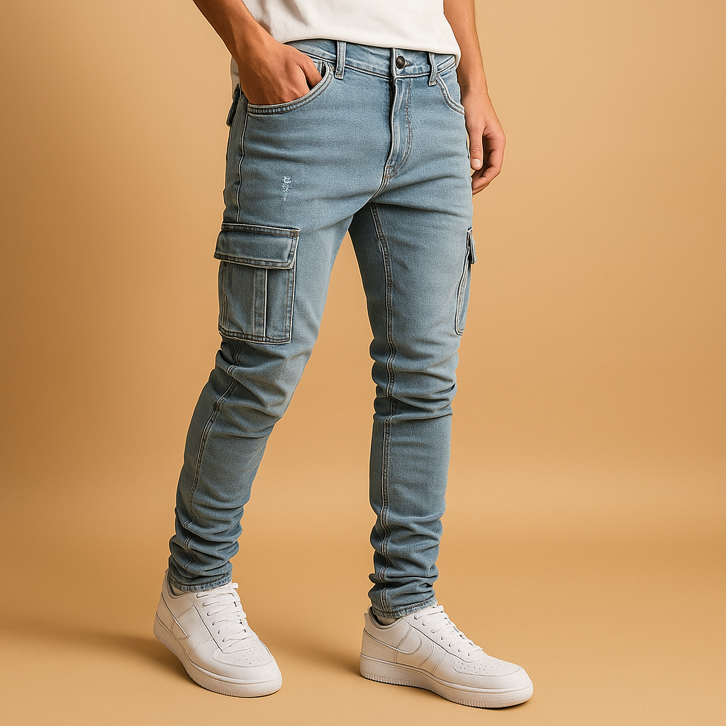 Męskie Luźne Spodnie o Relaksującym Kroju | Comfort Fit na Co Dzień | S–3XL | Gładki Design Casual