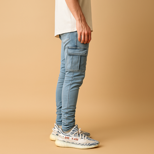 Męskie Luźne Spodnie o Relaksującym Kroju | Comfort Fit na Co Dzień | S–3XL | Gładki Design Casual