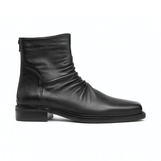 Mężczyzna | Botki | Kwadratowy Nosek | Minimalistyczny Fason | Ponadczasowy Styl