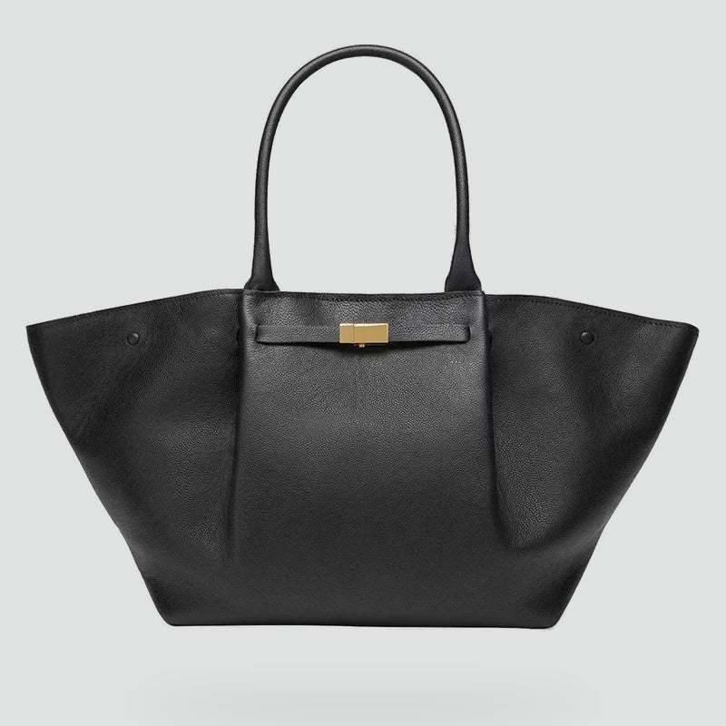 Torba shopper damska | oversized, magnetyczne zapięcie