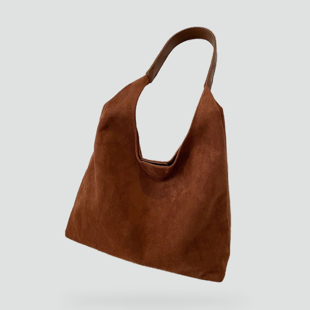 Torba tote damska | zamszowa, pojemna