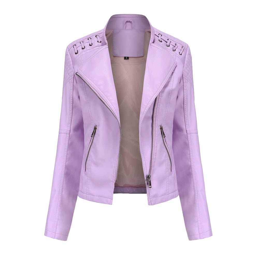 Mężczyźni | Zale Kurtka Skórzana Washed-Look | Styl Casual | PU Skóra