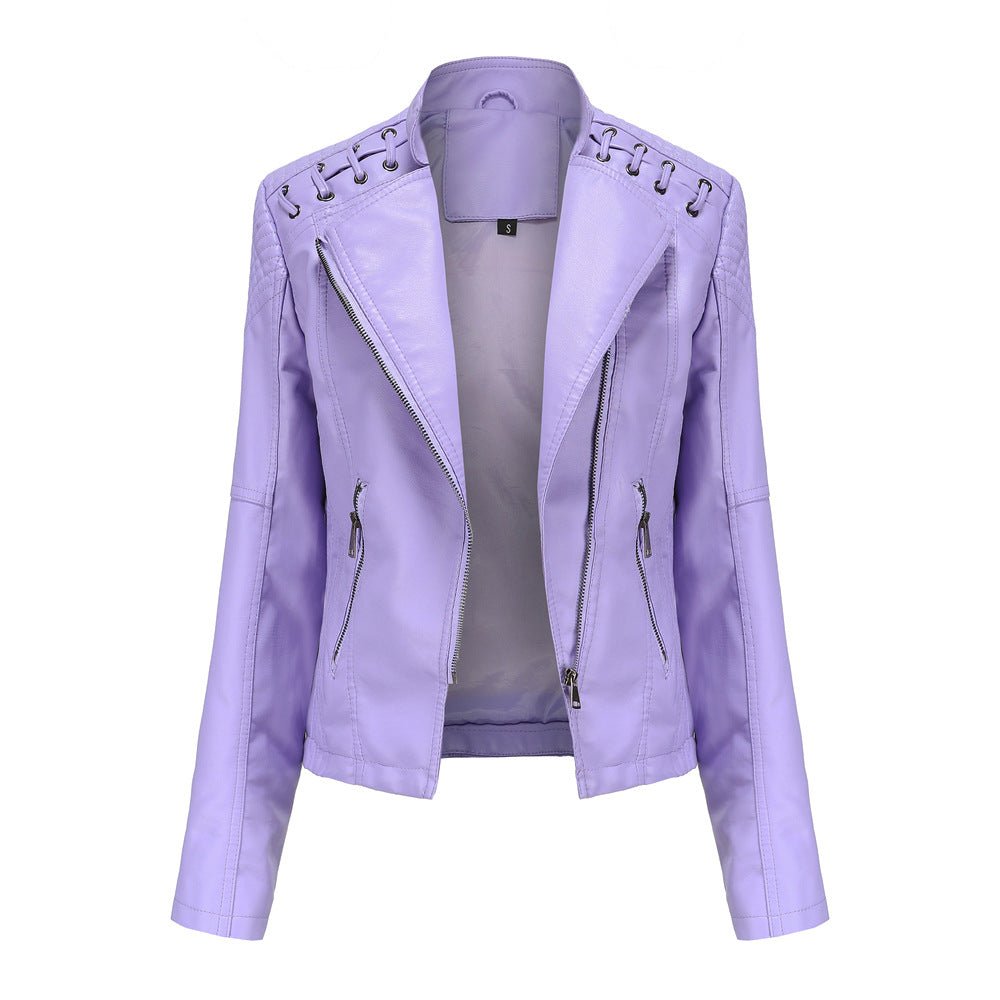 Mężczyźni | Zale Kurtka Skórzana Washed-Look | Styl Casual | PU Skóra