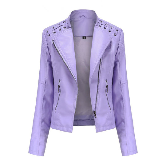 Mężczyźni | Zale Kurtka Skórzana Washed-Look | Styl Casual | PU Skóra