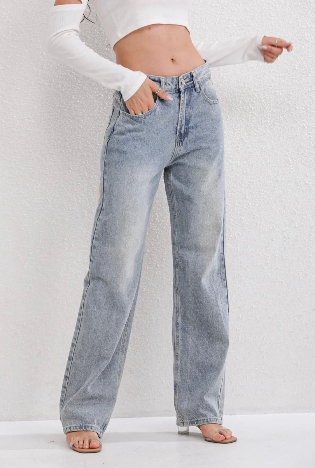 Charlotte | Eleganckie Jeansy z Wysokim Stanem dla Kobiet