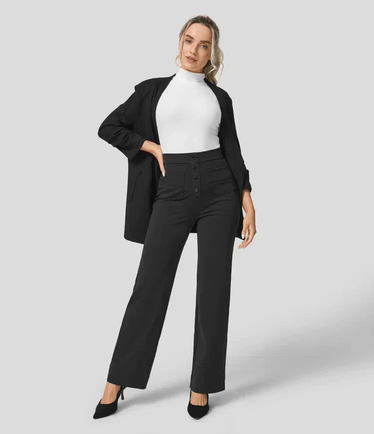 Eva | Eleganckie Elastyczne Spodnie Damskie